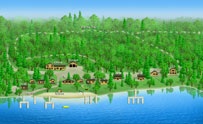 3-D Resort Map - Royal Starr Resort - Image