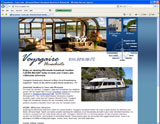 Website Design - Voyagaire Houseboats - Image