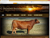 Website Design - C Diamond Simmental Ranch - Image