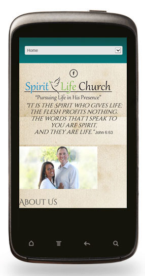 Mobile Responsive Design - Spirit Life Church - Image