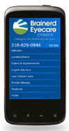 Mobile Website Design - Brainerd Eyecare Center - Image
