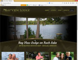 Website Design - Bay View Lodge Crosslake - Image